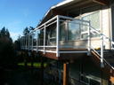 Deck With Glass Railing